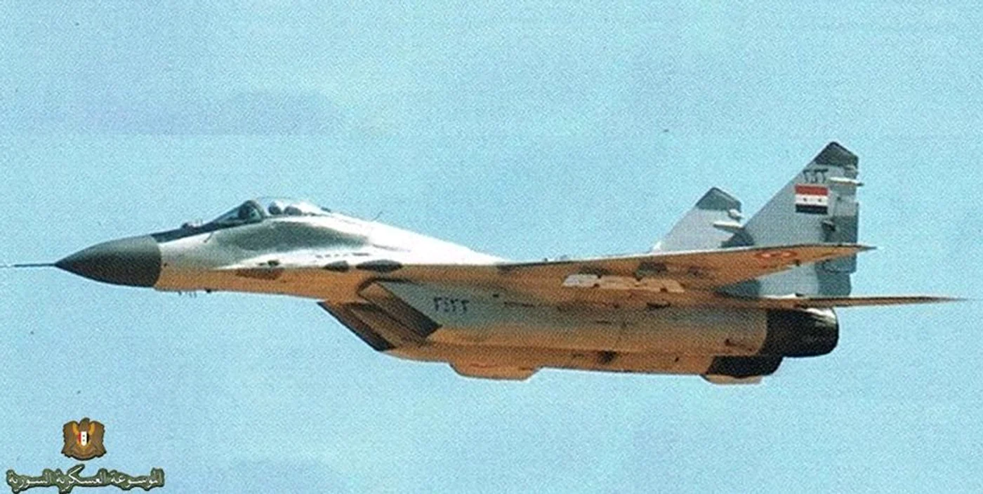 Siria foloseşte cu precădere avioane MIG-29 ruseşti