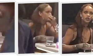 Rulează o bancnotă, prizează cocaină şi nu vrea să fie filmată jpeg