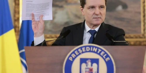 Nicușor Dan susține declarații de presă pe tema sistemului de justiție din România, la Palatul Cotroceni FOTO INQUAM/ George Călin