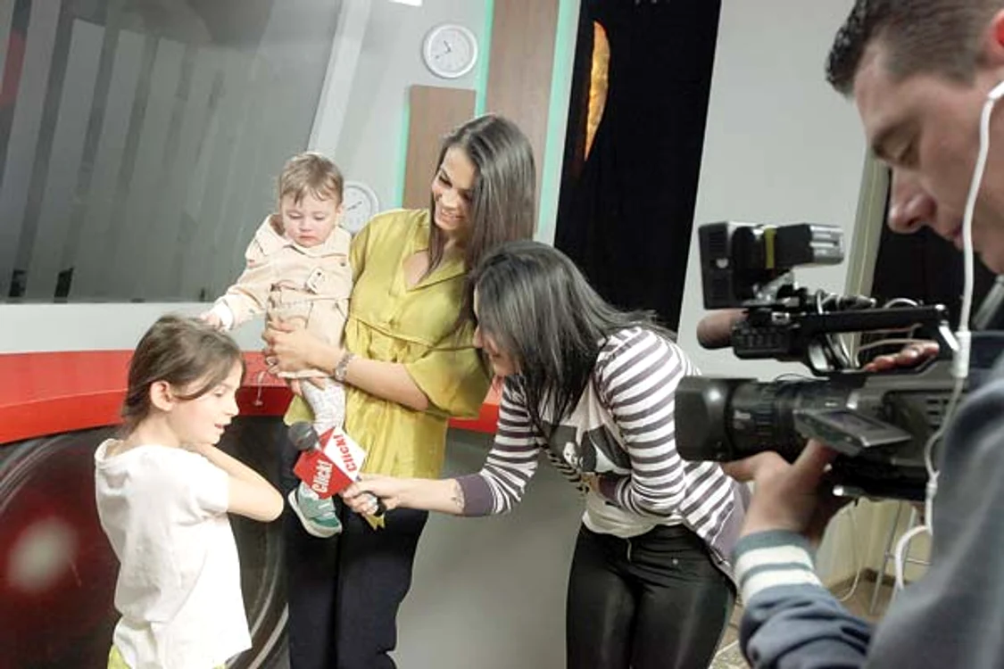 Fetiţa Ancăi Serea  a acordat  un interviu