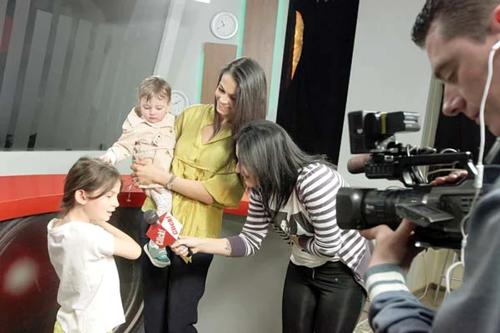 Fetiţa Ancăi Serea  a acordat  un interviu