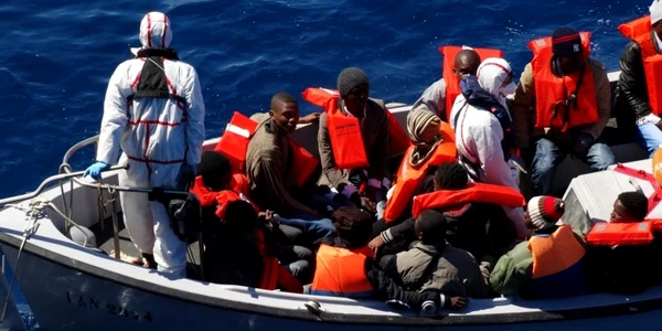 Migranti ajunsi in Italia Foto AP