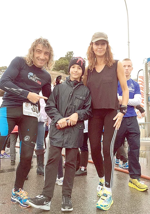 Ayan, Mihaela şi Toma Coconea au alergat în cadrul unui maraton caritabil