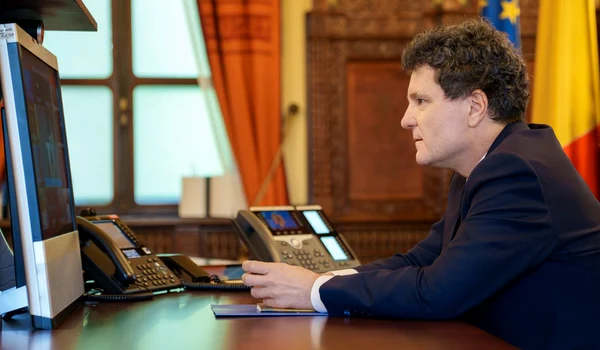 nicusor dan participă, în format de videoconferinţă, la reuniunea „Coaliţiei de Voinţă”  foto x png
