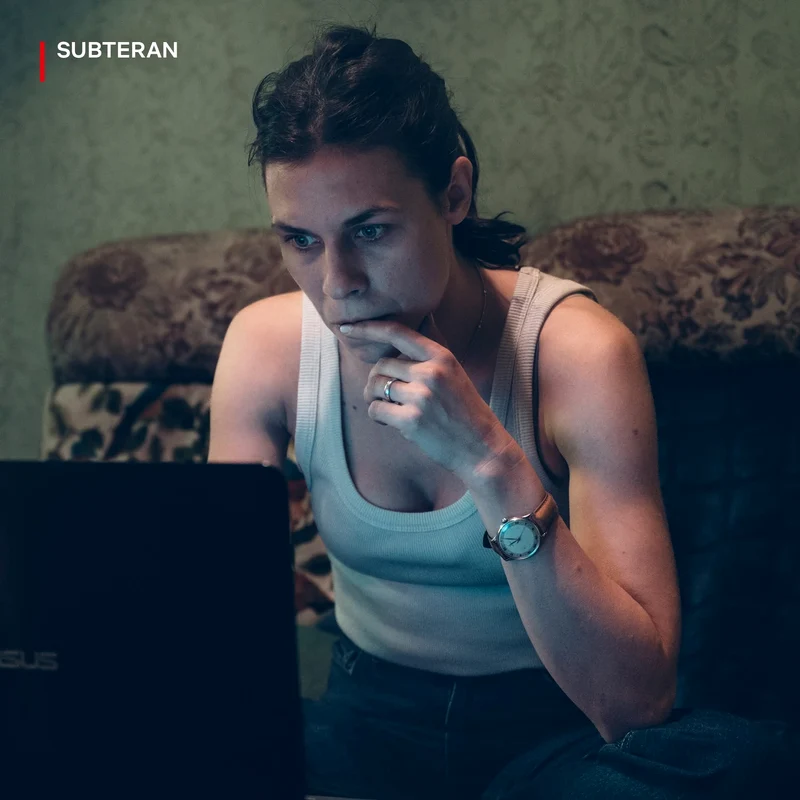 Ana Ularu, actriță principală în noul serial „Subteran” produs de Netflix Foto: Facebook 