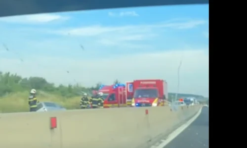accident DN1 captură video png