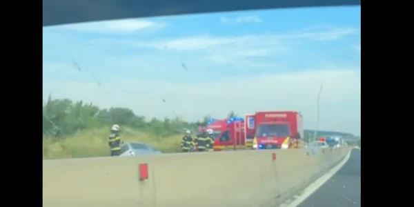 accident DN1 captură video png