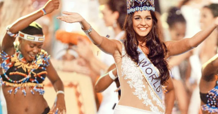 Kaiane Aldorino câştigarea concursului Miss World 2009