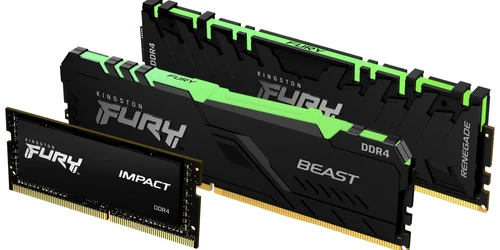 Trei modele de memorii RAM Kinston Fury iulie 2021