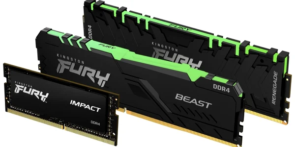 Trei modele de memorii RAM Kinston Fury iulie 2021