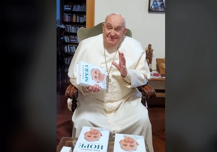 Papa Francisc a debutat pe TikTok Foto: Captură Video librimondadori