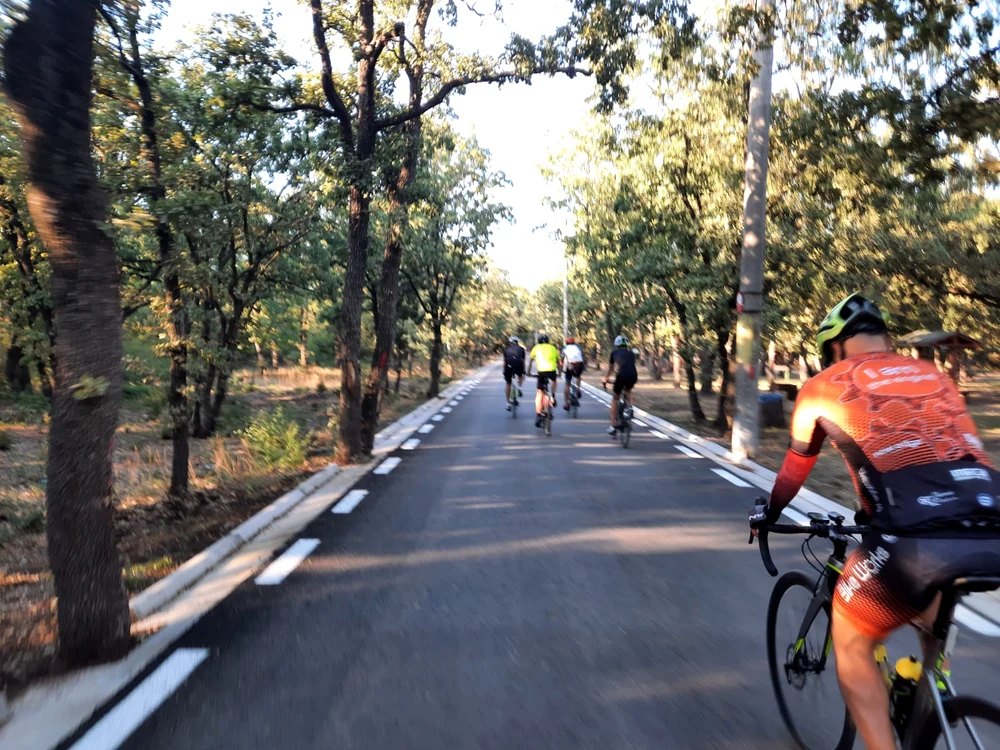 Pe bicicletă prin pădurea Gârboavele FOTO Asociația Bike Works