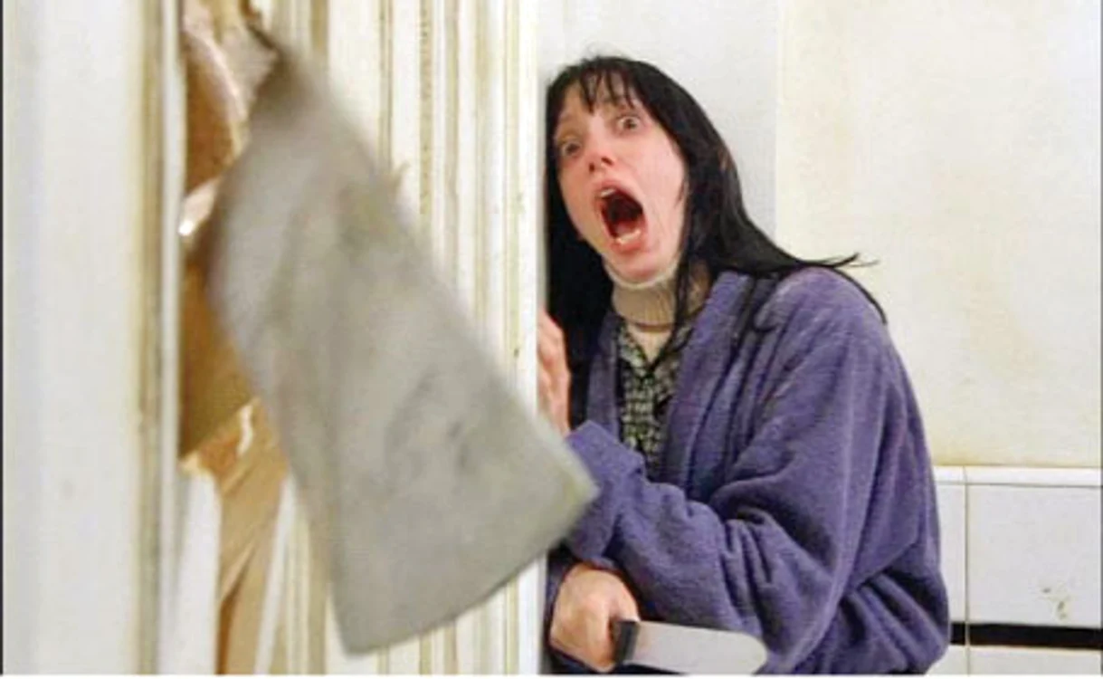 Secvenţe din filmul „The Shining“, în regia lui Kubrick