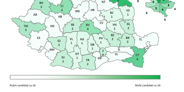 harta medii 10 evaluare nationala dupa contestatii jpg