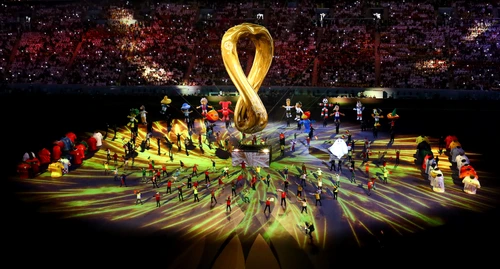 Ceremonia de deschidere a Campionatului Mondial de Fotbal Qatar 2022.