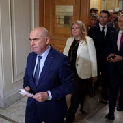 Ilie Bolojan, președintele PNL, susține declarații de presă la Palatul Parlamentului din București, 15 iunie 2026 FOTO:  Inquam Photos / George Calin