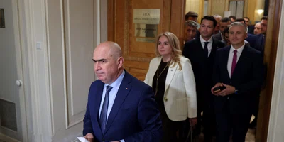 Ilie Bolojan, președintele PNL, susține declarații de presă la Palatul Parlamentului din București, 15 iunie 2026 FOTO:  Inquam Photos / George Calin