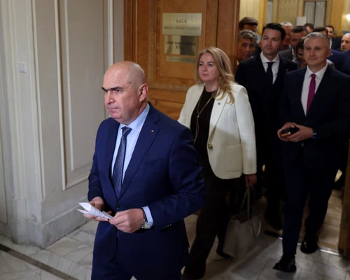 Ilie Bolojan, președintele PNL, susține declarații de presă la Palatul Parlamentului din București, 15 iunie 2026 FOTO:  Inquam Photos / George Calin