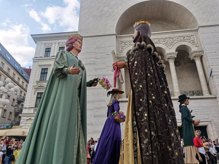 Păpușile catalane la Timișoara FOTO Ștefan Both
