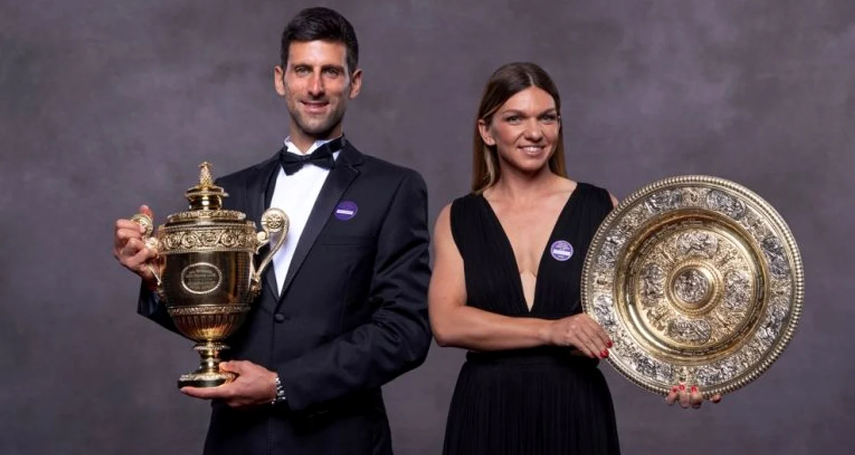 Djokovic a apărat-o pe Simona Halep prin intermediul asociației pe care a fondat-o. Foto Profimedia
