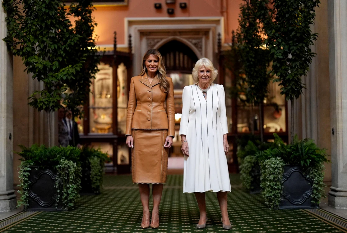 Regina Camilla și Melania Trump,  Profimedia (2) jpg