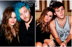 Lisa Marie Presley alături de fiul ei Benjamin