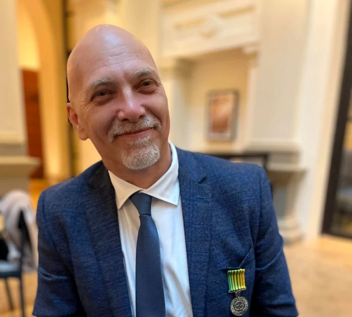 Tudor Codreanu a fost decorat de regele Charles
