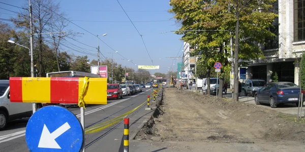 Strada Palat, în tranşee până la sfârşitul anului 