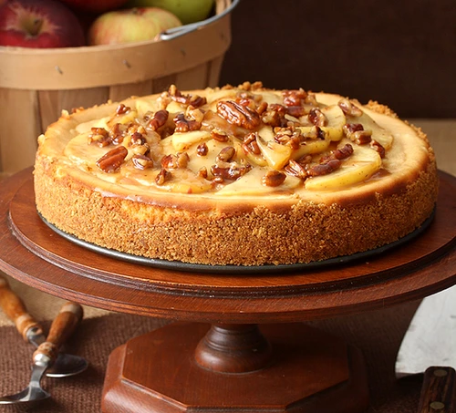 Caramel Apple Pecan Cheesecake 8640 jpeg