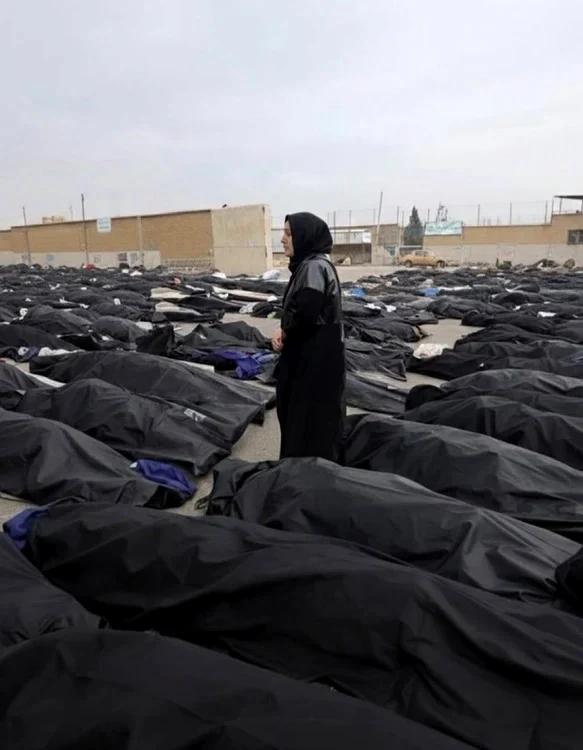 Numărul real al victimelor din Iran pare să depăşească mult cifrele oficiale. FOTO: @EYakoby