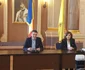 Eli Lăslean alături de primarul Aradului FOTO: Claudia Untaru