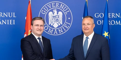 Nicolae Ciucă si ministrul de Externe al Serbiei FOTO Gov.ro