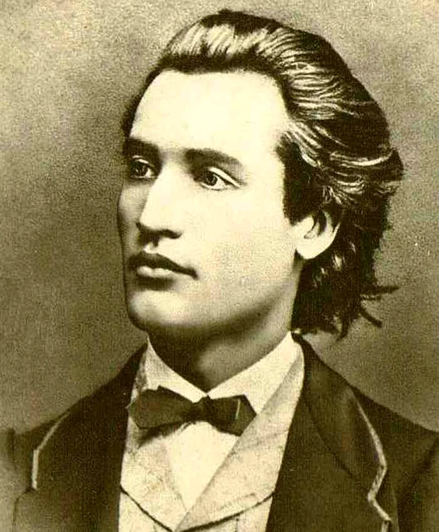 
    Mihai Eminescu - cel mai cunoscut portret al poetului, realizat când avea 16 aniFoto: arhiva Click!  