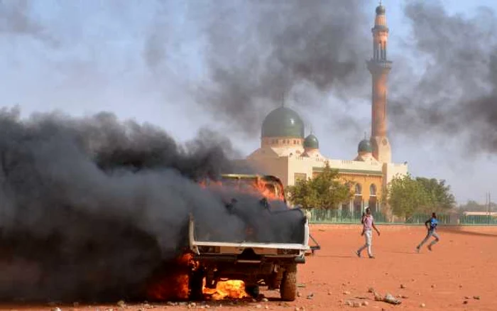 Proteste impotriva Charlie Hebdo in Niger FOTO Mediafax/AFP