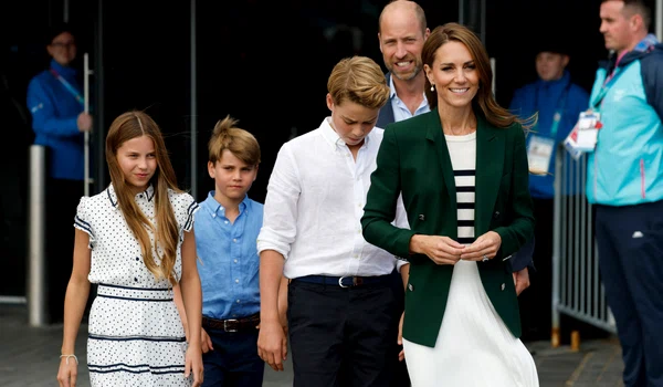 Prințesa Kate, Prințul William, Prințesa Charlotte, Prințul George și Prințul Louis la Jocurile Commonwealth   GettyImages 2287867730 jpg