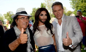 Al Bano şi Conchita Wurst, în culisele spectacolului din Austria jpeg