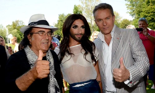 Al Bano şi Conchita Wurst, în culisele spectacolului din Austria jpeg