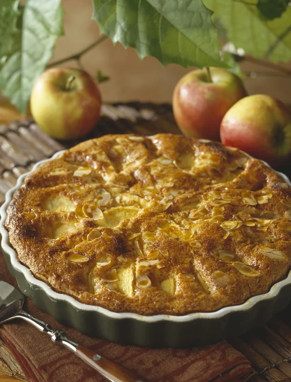 Plăcintă cu mere şi migadale