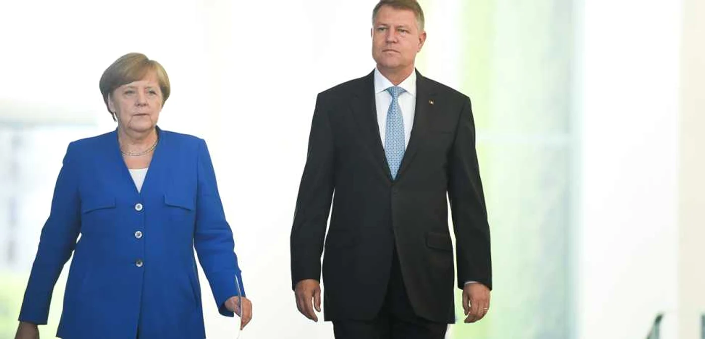 Klaus Iohannis şi Angela Merkel. FOTO  www.presidency.ro