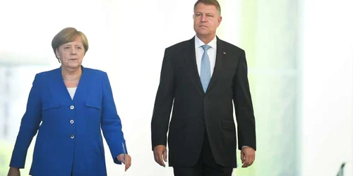 Klaus Iohannis şi Angela Merkel. FOTO www.presidency.ro