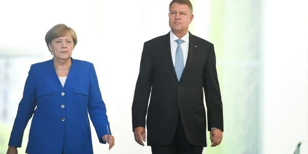 Klaus Iohannis şi Angela Merkel. FOTO  www.presidency.ro