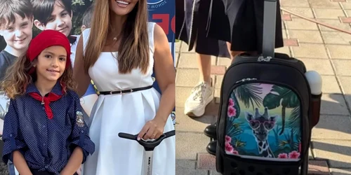 Cristina Șișcanu fiica ghiozdan jpg