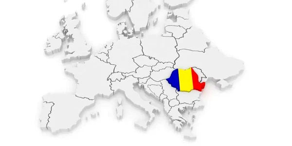 romania harta europa FOTO shutterstock
