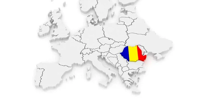 romania harta europa FOTO shutterstock