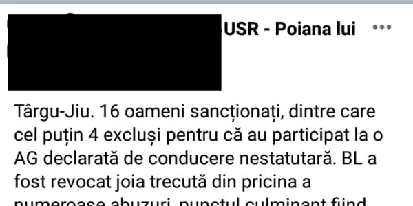 excluderi USR