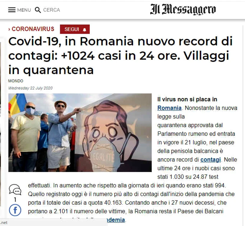 Italienii de la Il Messagero ne-au numit „Brazilia” Europei