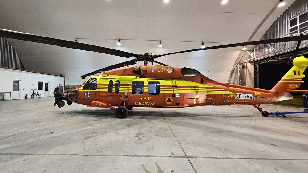 Primul elicopter BlackHawk a ajuns la Minsterul de Interne. Pentru ce misiuni va fi folosit 