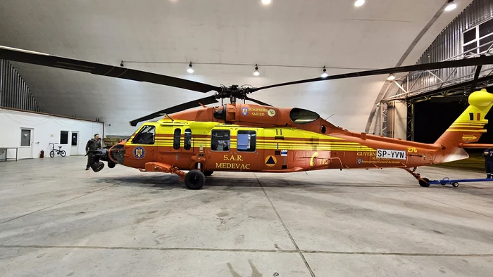 Elicopterul BlackHawk, livrat Ministerului de Interne