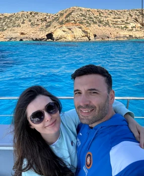 Marina și Daniel Nițoiu vor deveni părinții unui băiețel  în septembrie foto: Arhiva personală  