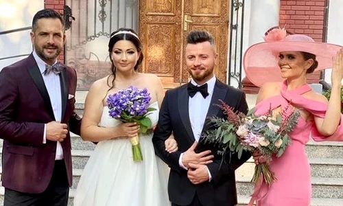 Gabriela Cristea și Tavi Clonda au fost nășiți de Mădălin Ionescu și de Cristina Șișcanu jpeg